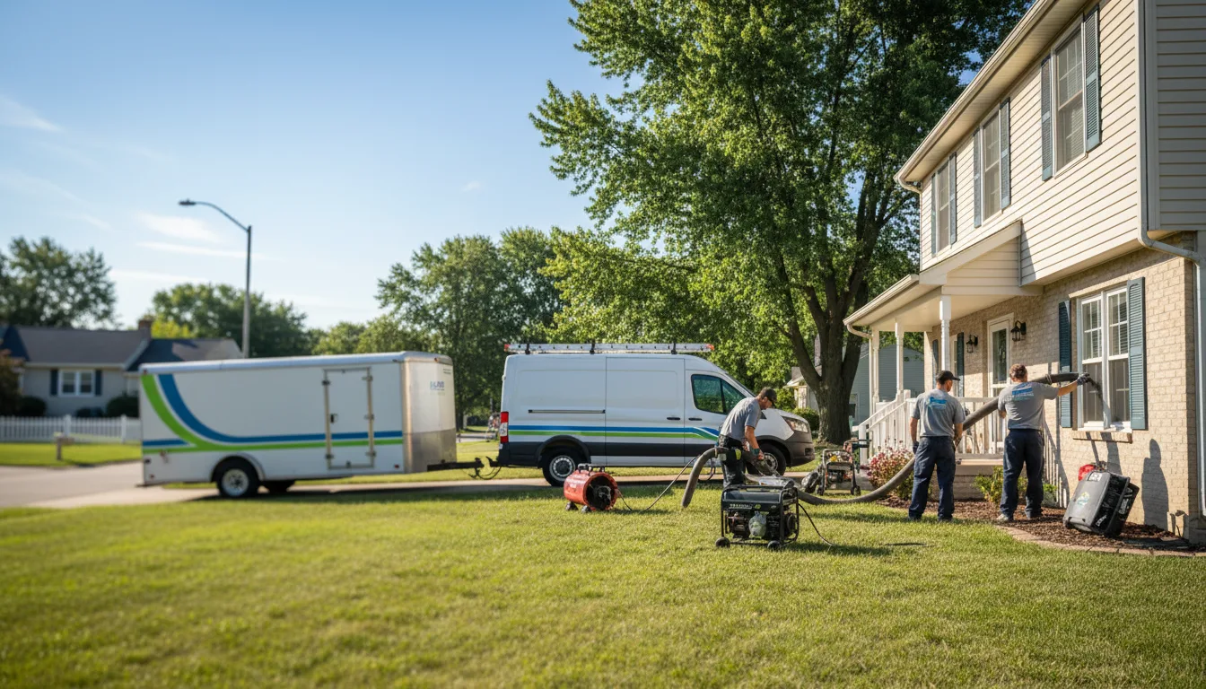 Flooded Basement Restoration And Cleanup With Repair in Drummond Island, MI near me